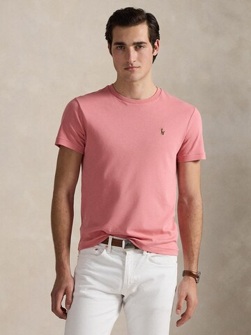 Polo Ralph Lauren Средняя посадка Футболка в Ярко-розовый: спереди