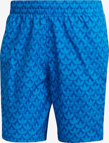 ADIDAS ORIGINALS Badeshorts 'Monogram' in Blau: predná strana