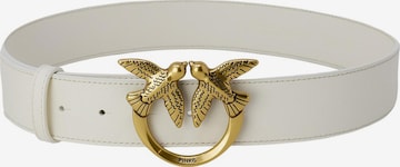 PINKO Riem 'LOVE BERRY H3 VITELLO SETA 100125 A0F1' in Beige: voorkant