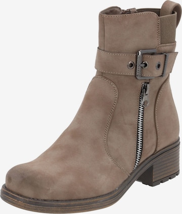 Palado Ankle Boots 'Okolae' in Beige: front