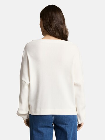 TOM TAILOR Sweatshirt in White