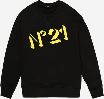 N°21 Sweatshirt w kolorze czarny: przód