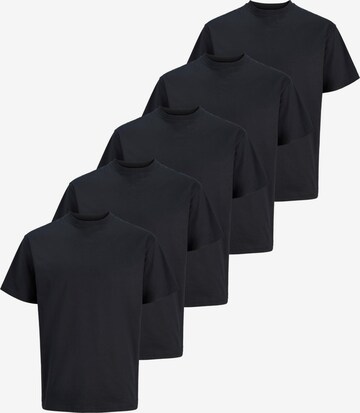 JACK & JONES Shirt 'Organic Relaxed' in Black: front