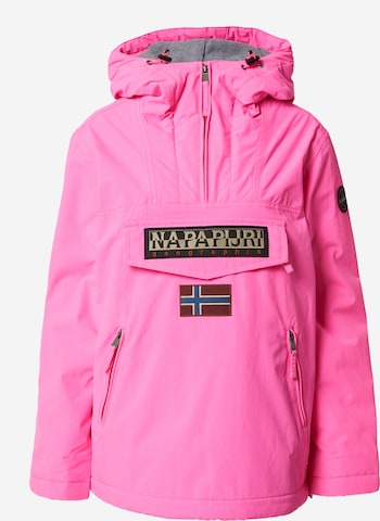 Veste mi-saison NAPAPIJRI en rose : devant