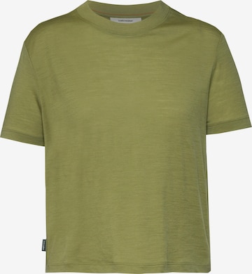 Maglia funzionale 'Tech Lite III' di ICEBREAKER in verde: frontale