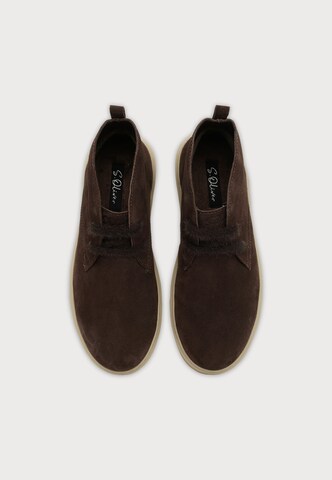 s.Oliver BLACK LABEL - Botas chukka em castanho