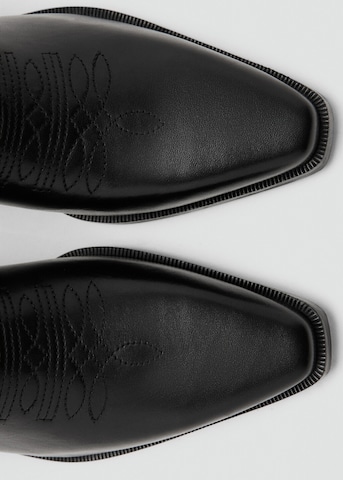 MANGO TEEN Cowboy Boots 'Cata' in Black