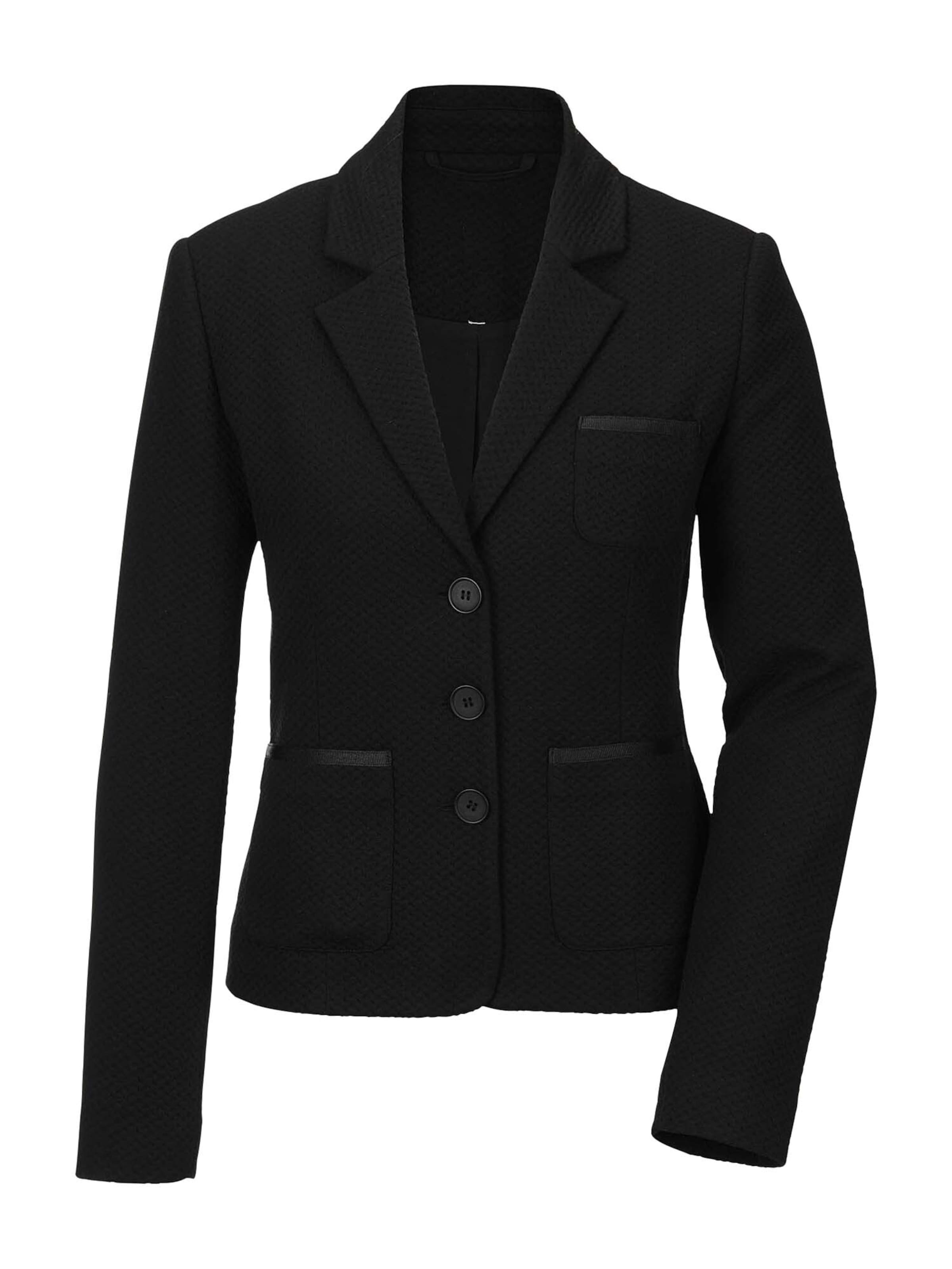 Blazer MADELEINE en noir : devant