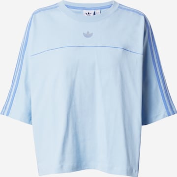 T-shirt oversize 'Archive Cut Line' ADIDAS ORIGINALS en bleu : devant