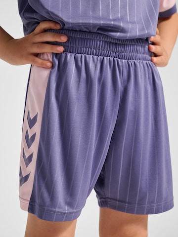 Hummel Regular Sportbroek in Lila
