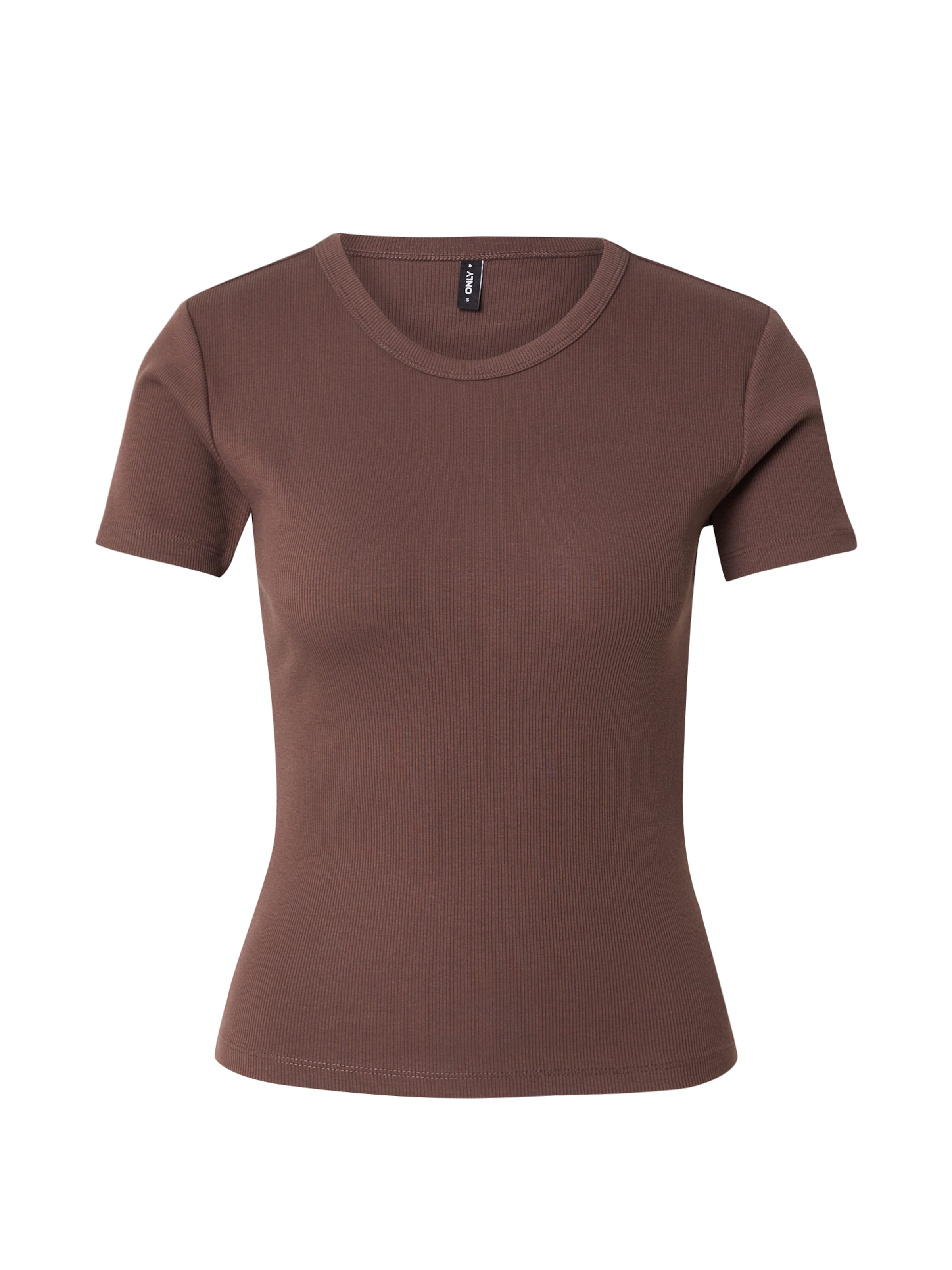 ONLY Футболка 'ONLVAL' в Коричневый: спереди
