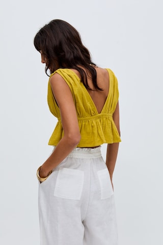 RAFFYA Blouse 'Katty' in Yellow