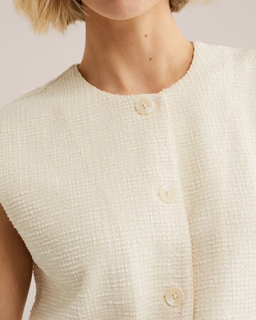 WE Fashion Väst i beige