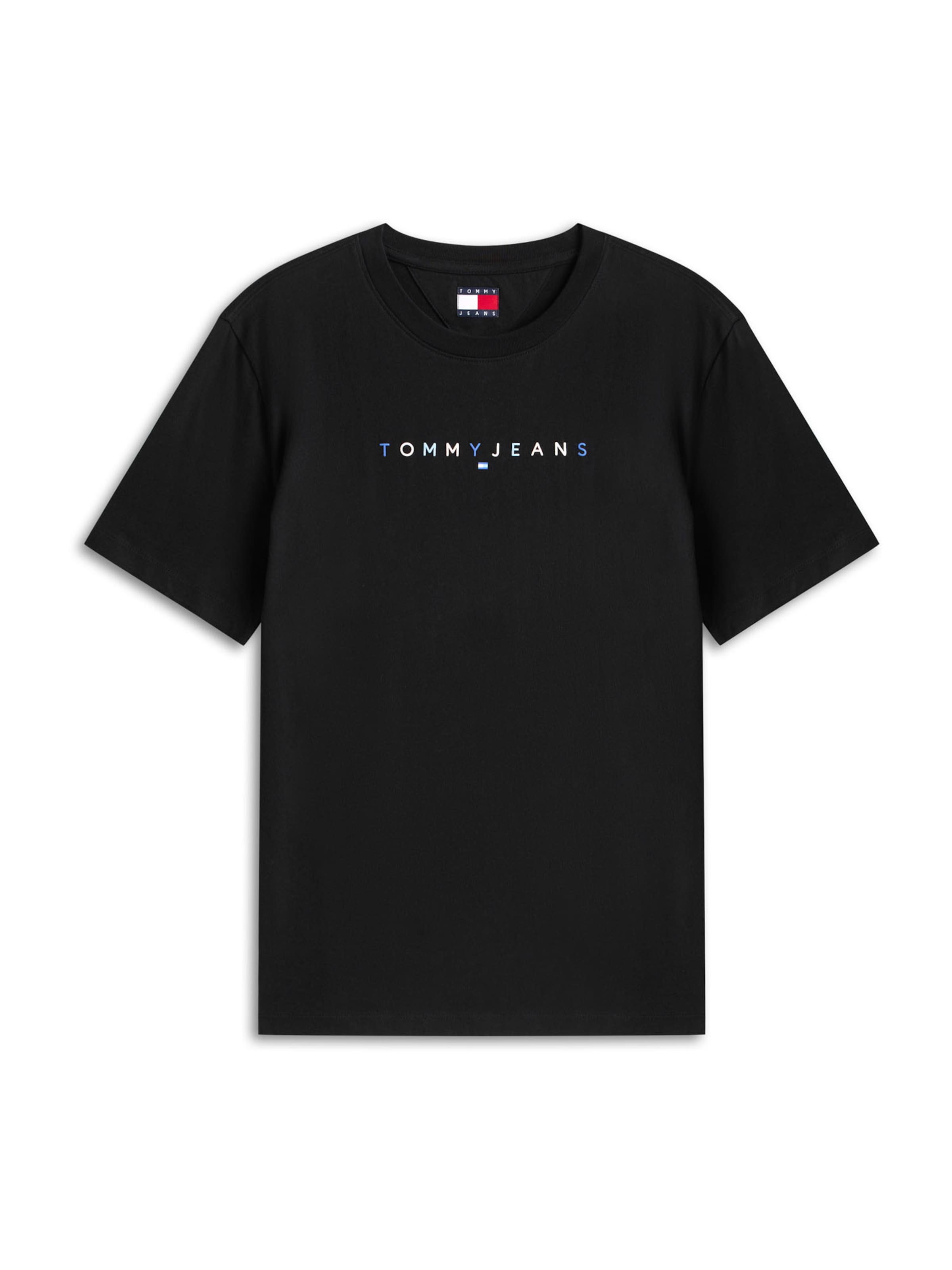 T-shirt Tommy Jeans en noir : devant