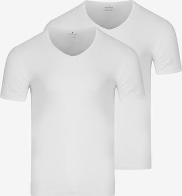 Ragman Undershirt 'Basic' in White: front
