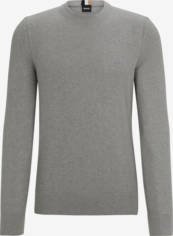 BOSS Sweater 'Ecaio-P' in Grey: front