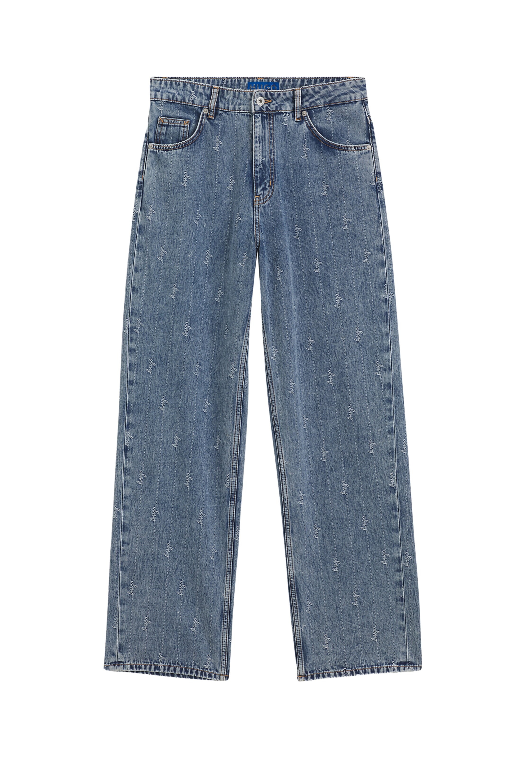 HUGO Regular Jeans 'Leni' in Blau: Vorderseite
