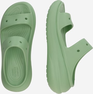 Crocs Пантолеты 'Classic Crush' в Зеленый