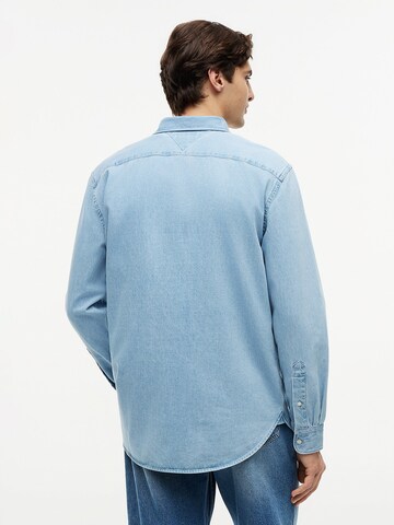 TOMMY HILFIGER Regular Fit Hemd in Blau