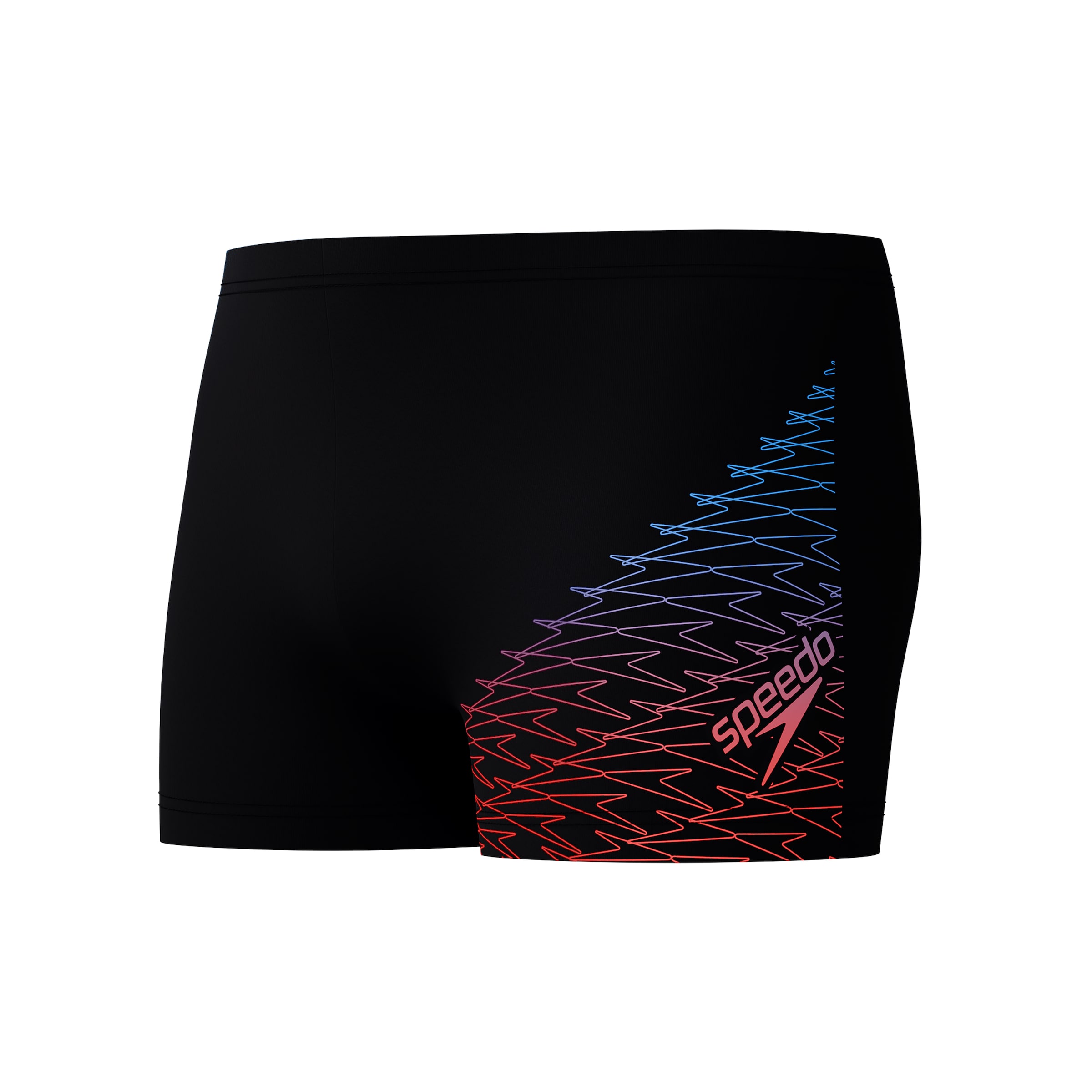 SPEEDO Athletic Swim Trunks in Black