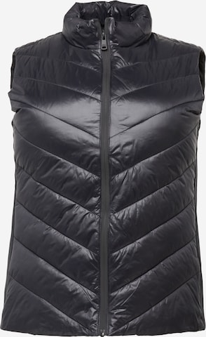 Gilet ONLY Carmakoma en noir : devant