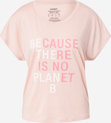 T-shirt ECOALF en rose : devant