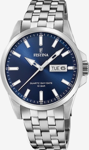 Montre à affichage analogique FESTINA en bleu : devant