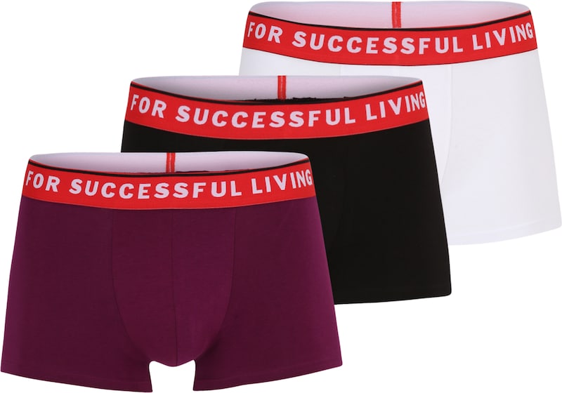 DIESEL Boxershorts in Beere Schwarz Weiß YC6906 DIESEL Boxershorts in Beere Schwarz Weiß YC6906
