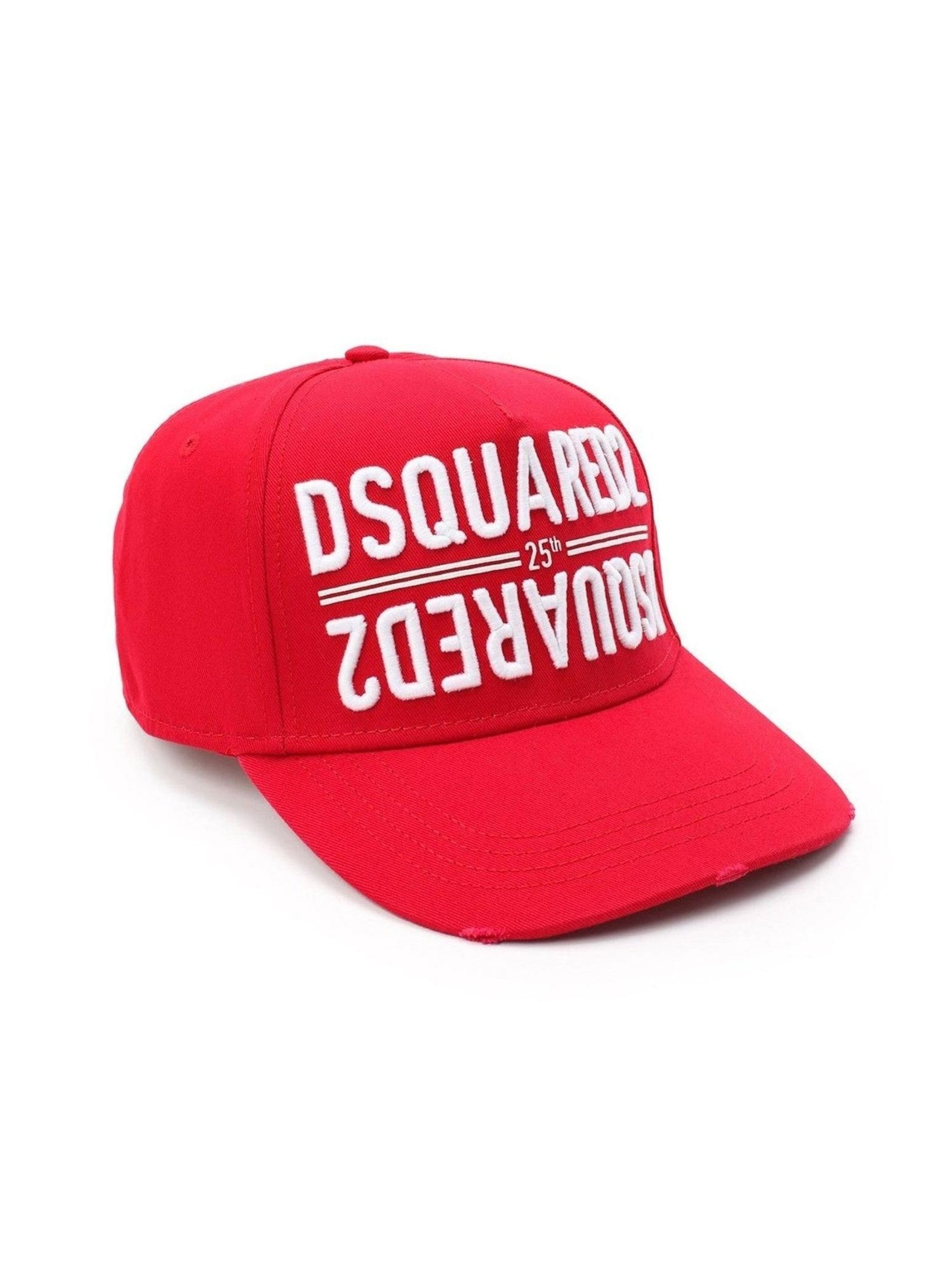 Cappello da baseball 'BCM0340' DSQUARED2 di colore rosso, Visualizzazione prodotti
