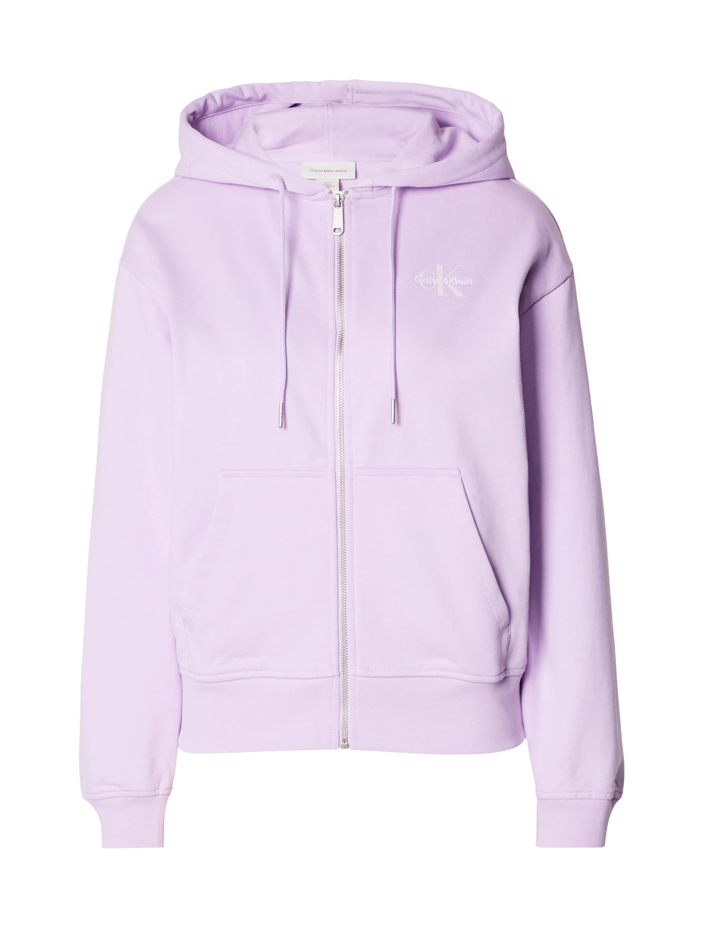 Calvin Klein Jeans Sweatjakke i lilla: forside