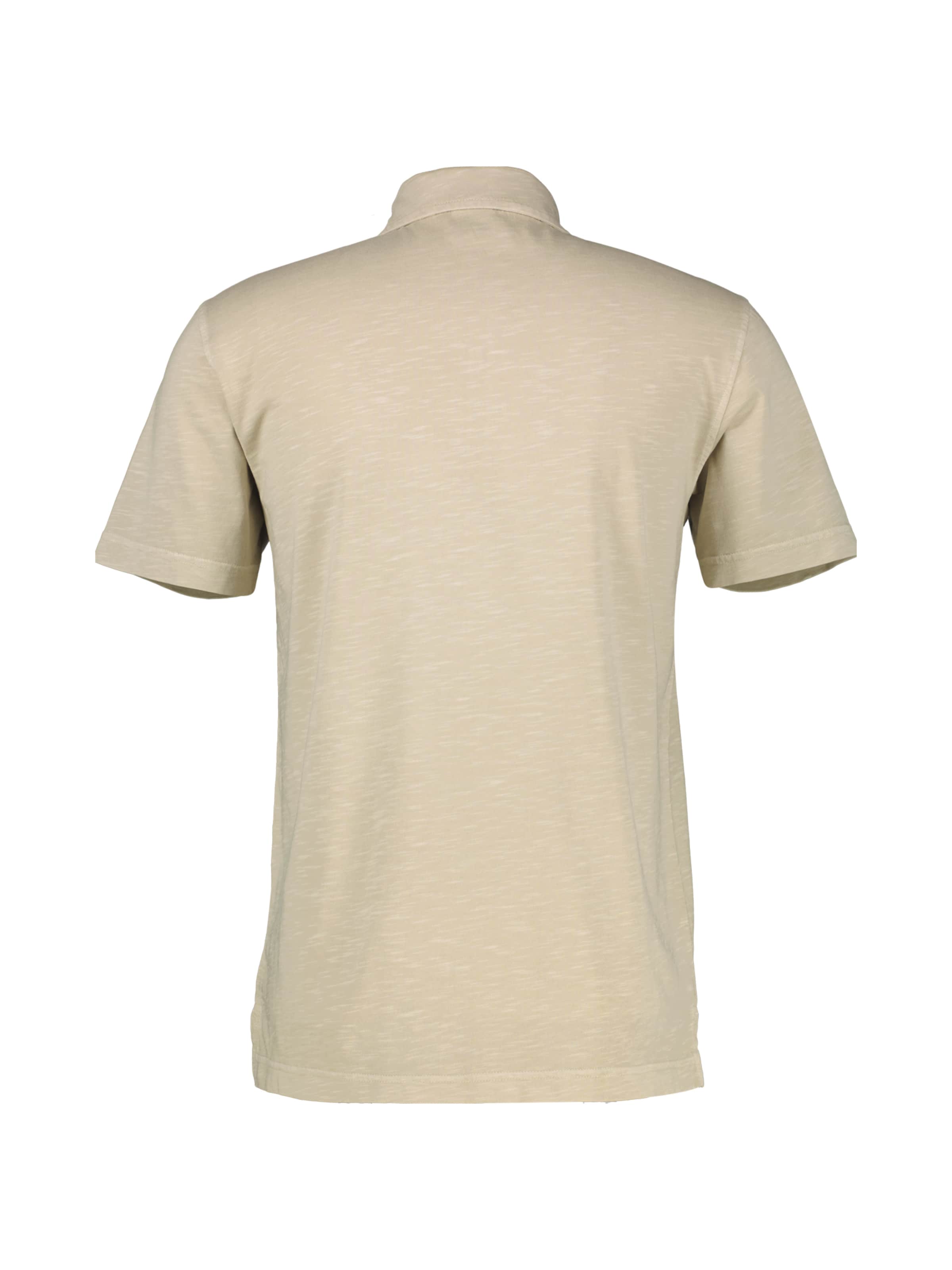 LERROS Polo in Jersey-Qualität mit Brusttasche aus reiner Baumwolle in Beige