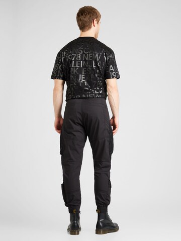 G-Star RAW Tapered Cargo nadrágok '3D PM' - fekete