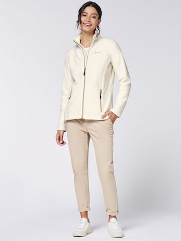 CHIEMSEE Fleece Jacket in Beige