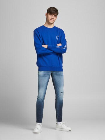 JACK & JONES Skinny Τζιν 'Liam' σε μπλε