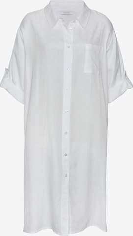 LASCANA Shirt Dress in White: front