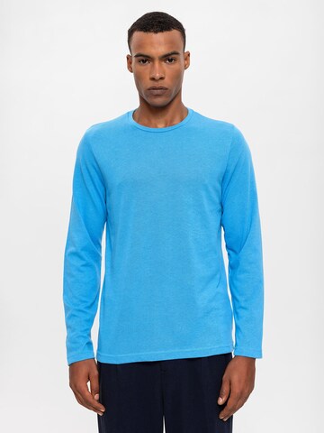 Antioch Sweater in Blue: front