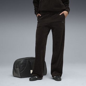 PUMA Loosefit Broek 'Essentials Elevated' in Zwart: voorkant