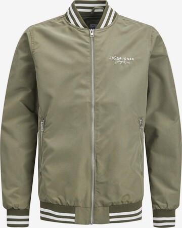 Jack & Jones Junior Between-season jacket 'SPLASH' in Green: front