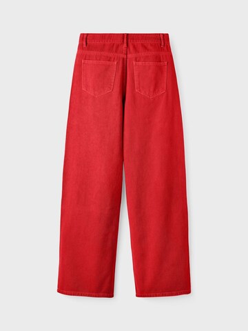 NAME IT Wide leg Jeans in Rood