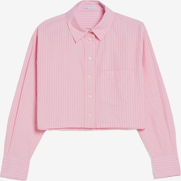 Bershka Blouse in Roze: voorkant