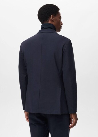 MANGO MAN Regular fit Suit Jacket in Blue