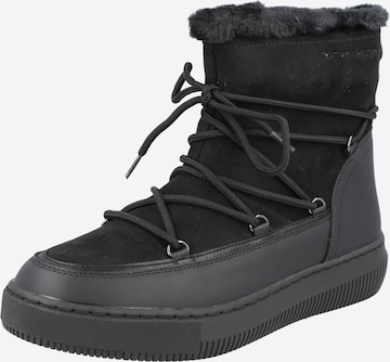 TOM TAILOR Snow Boots in Black: front