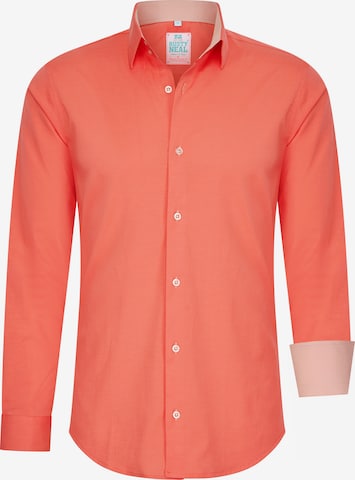 Rusty Neal Hemd in Orange: Vorderseite