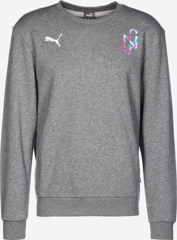 PUMA Sports sweatshirt 'Neymar' in Grey: front