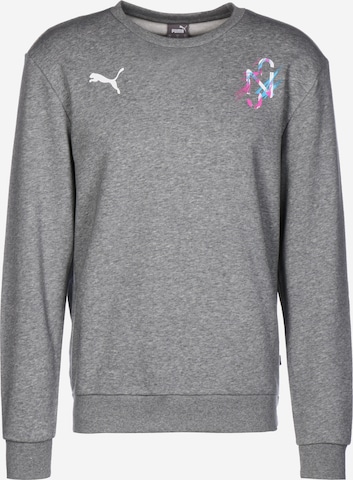 PUMA Athletic Sweatshirt 'Neymar' in Grey: front