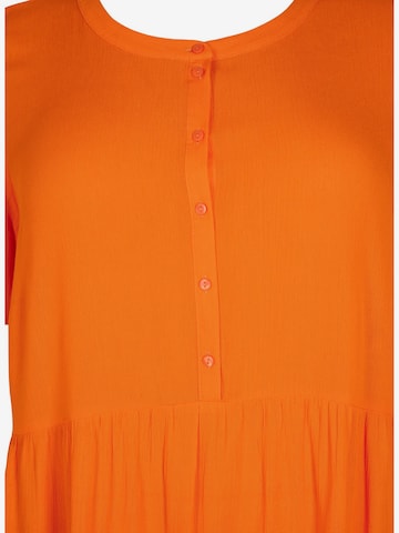 Zizzi Dress 'WISMA' in Orange