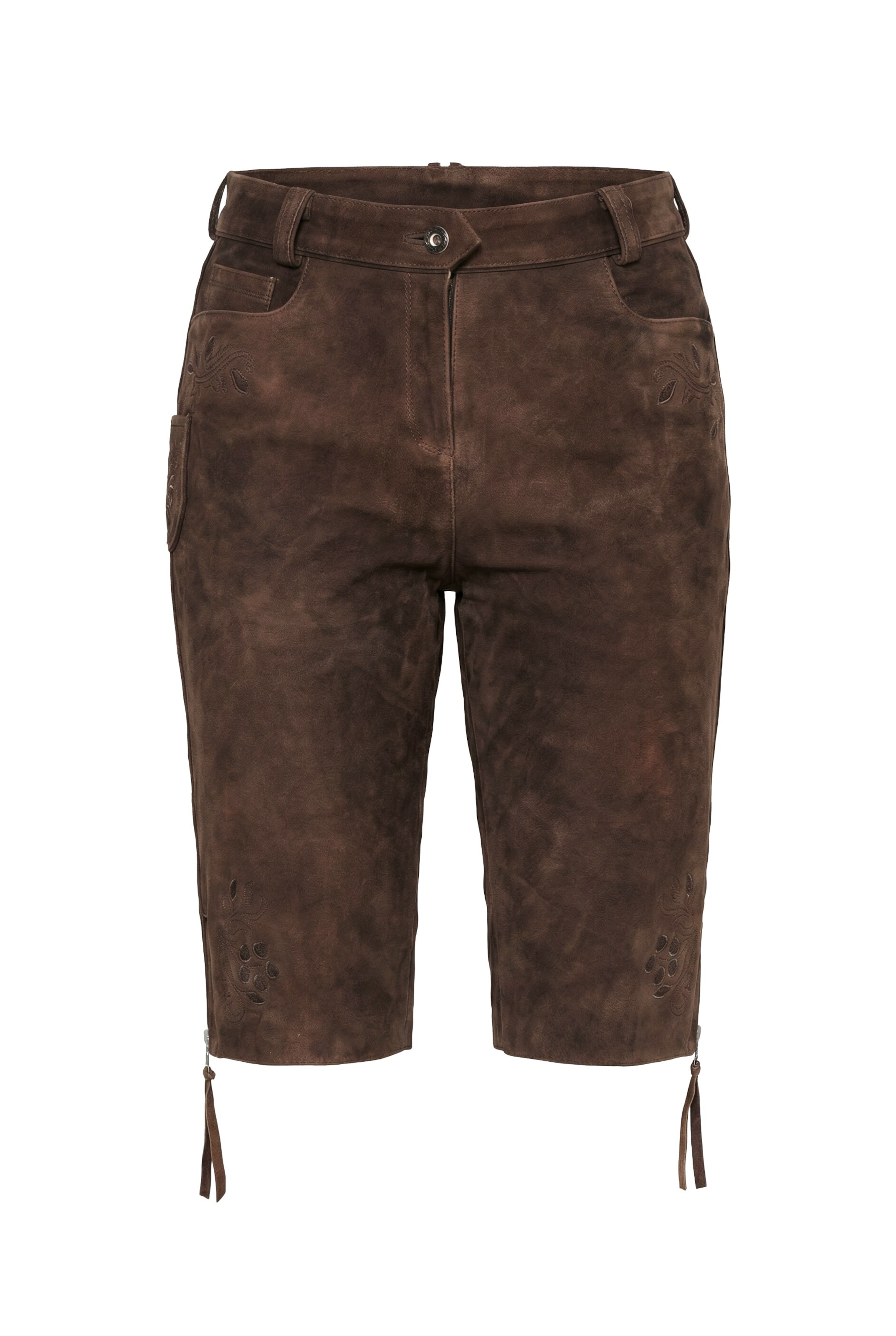 Ulla Popken Regular Hose in Braun: Vorderseite