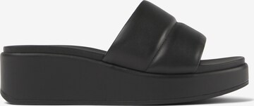 CAMPER Mules in Black