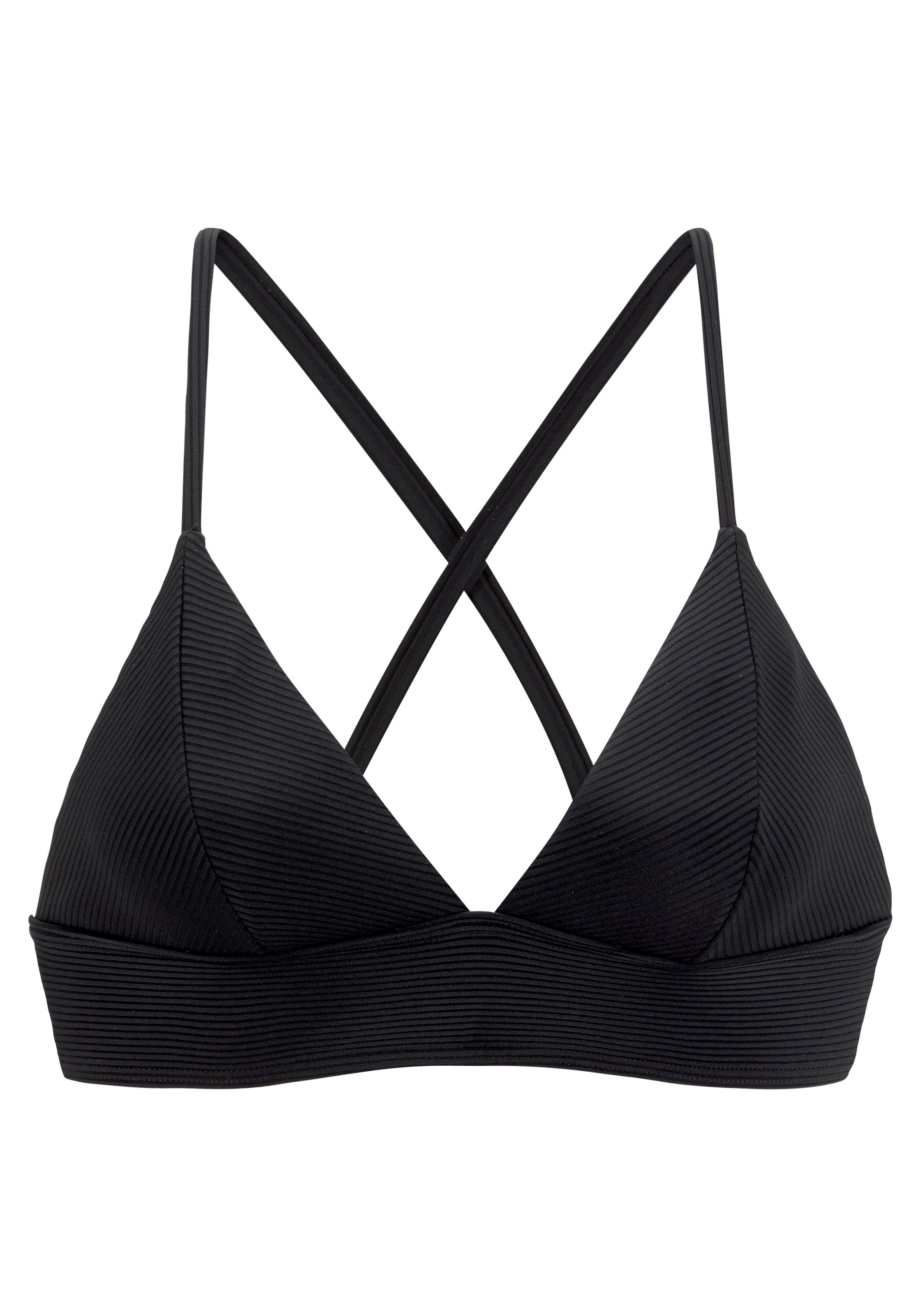 VENICE BEACH Bikinitop in Schwarz: Vorderseite
