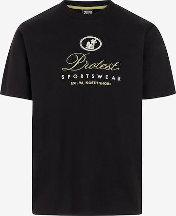 PROTEST Shirt 'PRTBiki' in Schwarz: Vorderseite
